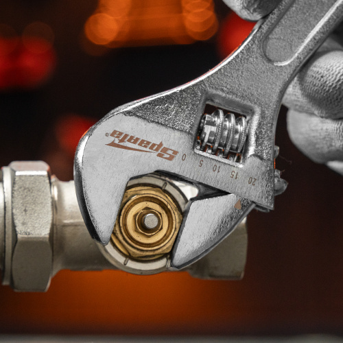 Ключ разводной, 200 мм, хромированный Sparta по ценам производителя в Воронеже с доставкой по всей России