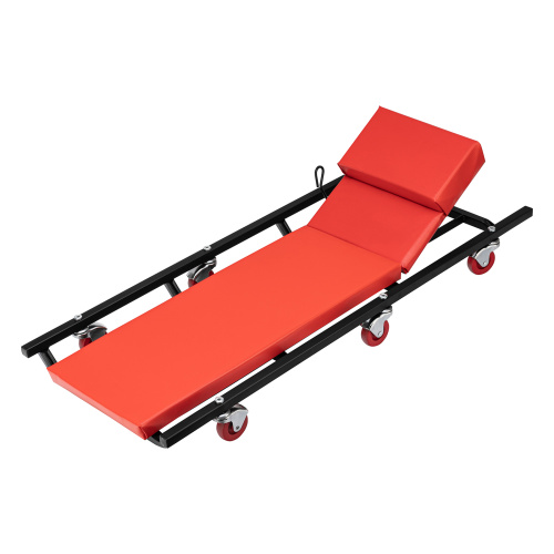 Лежак ремонтный на шести колесах, 1030 х 440 х 120 мм, поднимающийся подголовник Matrix по ценам производителя в Воронеже с доставкой по всей России