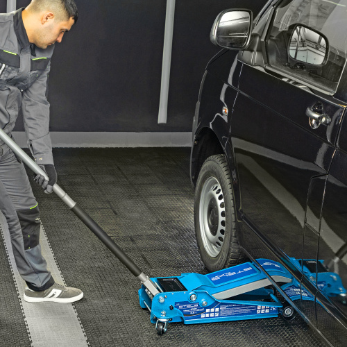 Домкрат гидравлический подкатной, быстрый подъем, 3.5т, Low Profile Quick, 100-565 мм, профессиональный Stels по ценам производителя в Воронеже с доставкой по всей России