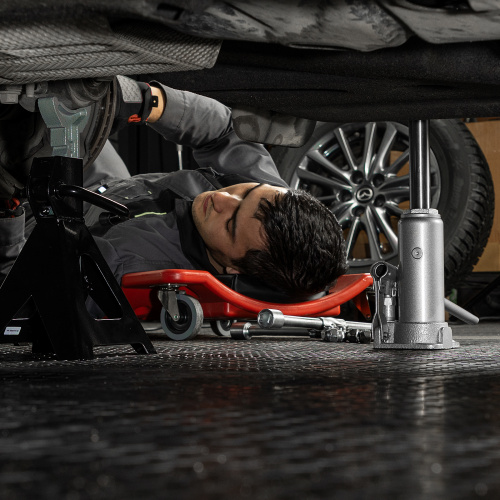 Домкрат гидравлический бутылочный, 3 т, высота подъема 194-372 мм Matrix по ценам производителя в Воронеже с доставкой по всей России