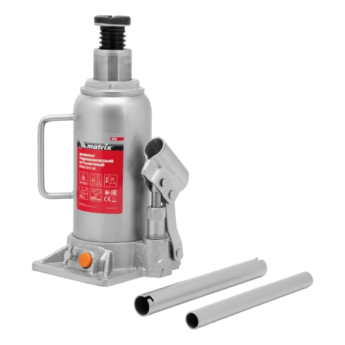 Домкрат гидравлический бутылочный, 12 т, h подъема 230-465 мм Matrix по ценам производителя в Воронеже с доставкой по всей России