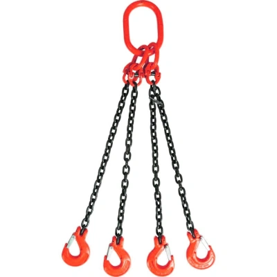 Строп цепной TOR 4СЦ г/п 26,5 т 10,0 м с самозакрывающимися крюками по ценам производителя в Воронеже с доставкой по всей России