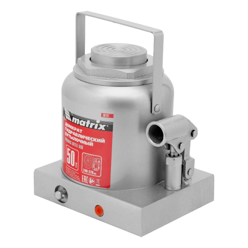 Домкрат гидравлический бутылочный, 50 т, высота подъема 240-370 мм Matrix по ценам производителя в Воронеже с доставкой по всей России