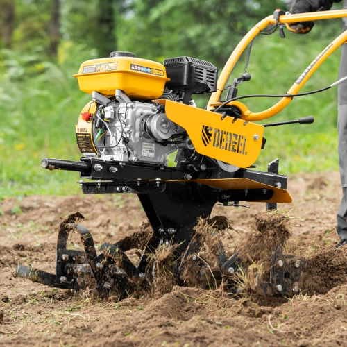 Мотоблок DPT-370S, 7 л.с., ремен.сцеп, фрез 3х4, ШОМ, передачи 3В/1Н Denzel по ценам производителя в Воронеже с доставкой по всей России