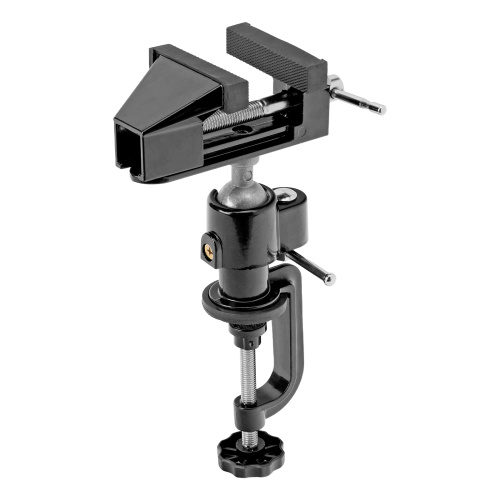 Тиски настольные, многофункциональные, сменная насадка, хомут для дрели, шарнирный механизм, 70 мм Matrix по ценам производителя в Воронеже с доставкой по всей России