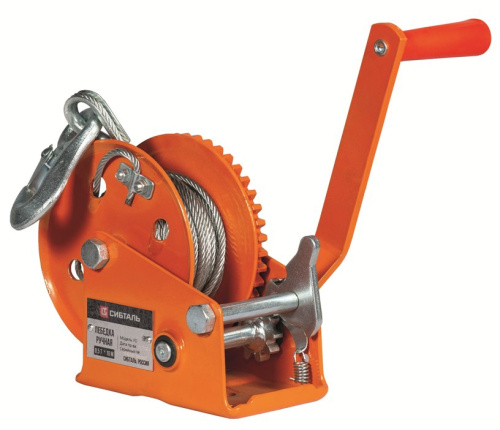 Лебедка барабанная ручная FD 0,5 т 10 м СибТаль по ценам производителя в Воронеже с доставкой по всей России