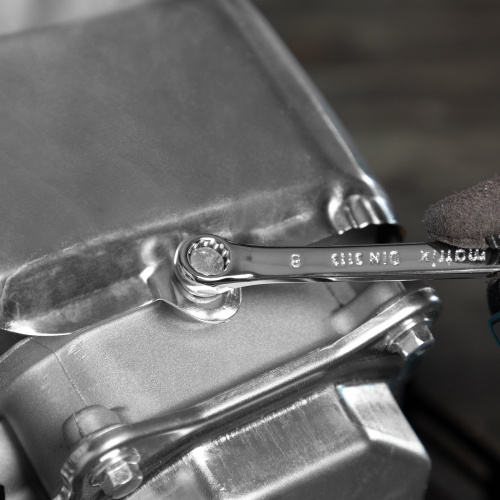 Набор ключей комбинированных, 6-22 мм, 12 шт, CrV, полированный хром Matrix по ценам производителя в Воронеже с доставкой по всей России