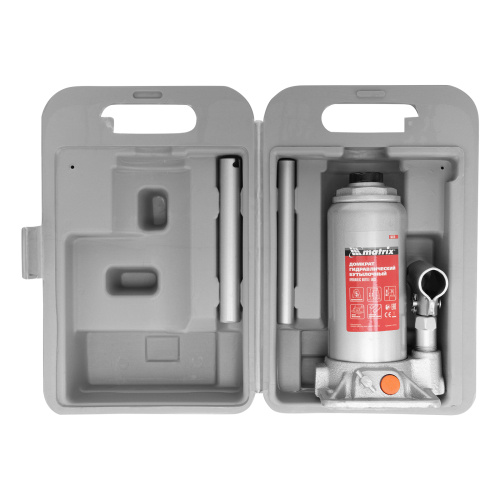 Домкрат гидравлический бутылочный, 5 т, h подъема 197-382 мм, в пластиковом кейсе Matrix по ценам производителя в Воронеже с доставкой по всей России