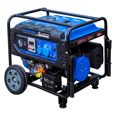 Генератор бензиновый Dinking DKA6500EW (6,5кВт, электростартер, 15лс, колёса) по ценам производителя в Воронеже с доставкой по всей России
