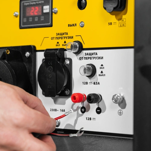 Генератор дизельный DES-55, 5,5 кВт, 230 В, 11 л, ручной стартер Denzel по ценам производителя в Воронеже с доставкой по всей России