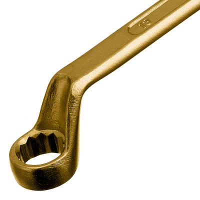 Ключ накидной, 10 х 13 мм, желтый цинк Сибртех по ценам производителя в Воронеже с доставкой по всей России