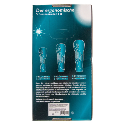 Набор отверток 6 шт, S2, трехкомпонентная рукоятка Gross по ценам производителя в Воронеже с доставкой по всей России