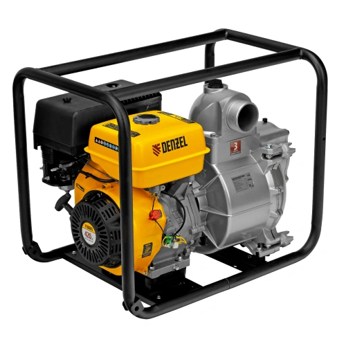 Мотопомпа бензиновая для грязной воды PX-80D, 15 л.с, 3", 1500 л/мин, глубина 8 м , напор 30 м Denzel по ценам производителя в Воронеже с доставкой по всей России