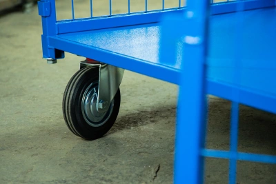 Тележка платформенная TOR ТП-3С (700х1200) с бортами из сетки и двумя ручками (колеса 160 мм) купить в Москве с доставкой по всей России | ProtosMarket.ru