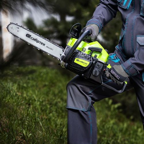 Пила цепная бензиновая БП-4540, 45 см3, шина 40 см, шаг 0.325, паз 1,5 мм, 64 звена Сибртех по ценам производителя в Воронеже с доставкой по всей России