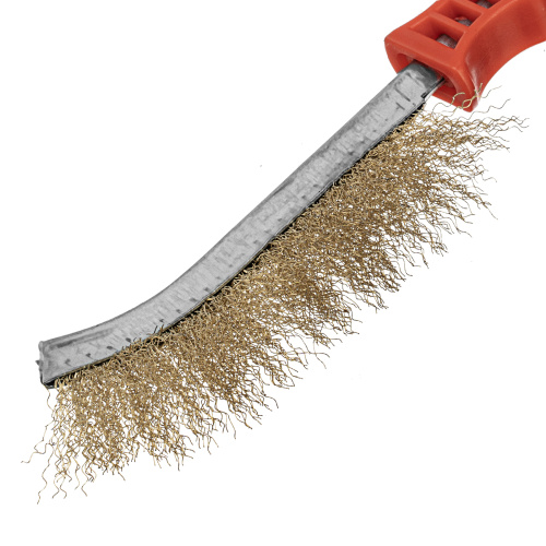 Щетка металлическая латунированная, пластиковая ручка Matrix по ценам производителя в Воронеже с доставкой по всей России