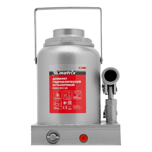 Домкрат гидравлический бутылочный, 30 т, h подъема 244-370 мм Matrix по ценам производителя в Воронеже с доставкой по всей России