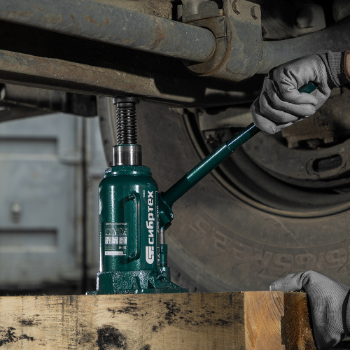 Домкрат гидравлический бутылочный, 16 т, 205-400 мм Сибртех по ценам производителя в Воронеже с доставкой по всей России