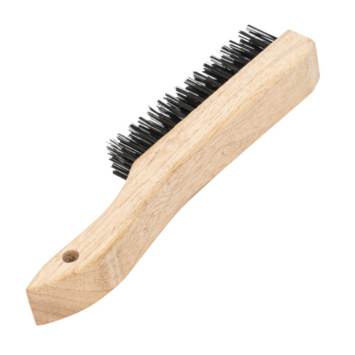 Щетка зачистная пятирядная, закаленная прямая проволока с деревянной ручкой Сибртех по ценам производителя в Воронеже с доставкой по всей России