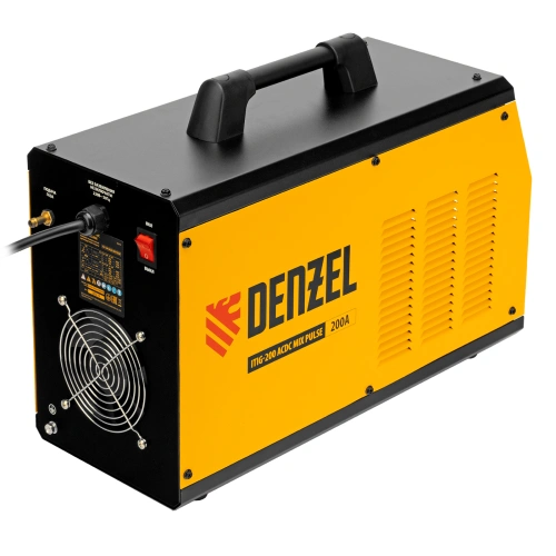 Аппарат инвертор. аргонодуговой сварки ITIG-200 ACDC Mix Pulse, 200 А, ПВ 60% Denzel по ценам производителя в Воронеже с доставкой по всей России