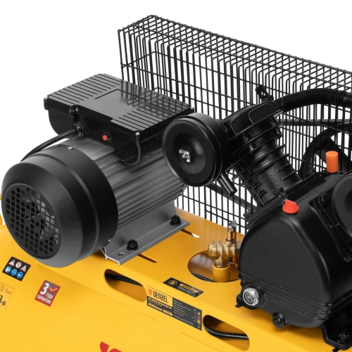 Компрессор воздушный BCV2200/100, ременный привод, 2.2 кВт, 100 литров, 370 л/мин Denzel по ценам производителя в Воронеже с доставкой по всей России