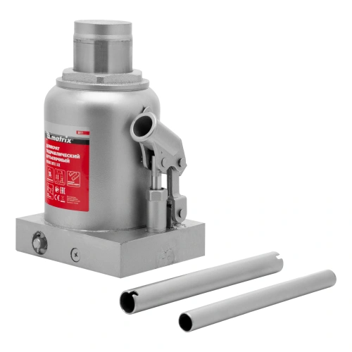 Домкрат гидравлический бутылочный, 30 т, h подъема 244-370 мм Matrix по ценам производителя в Воронеже с доставкой по всей России