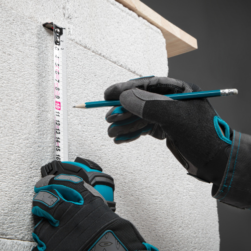 Рулетка Magnetisch 5 м х 25 мм,обрезиненный корпус,автоматическая фиксация,Нейлоновое покрытиеытие,зацеп с магнитом Gross по ценам производителя в Воронеже с доставкой по всей России