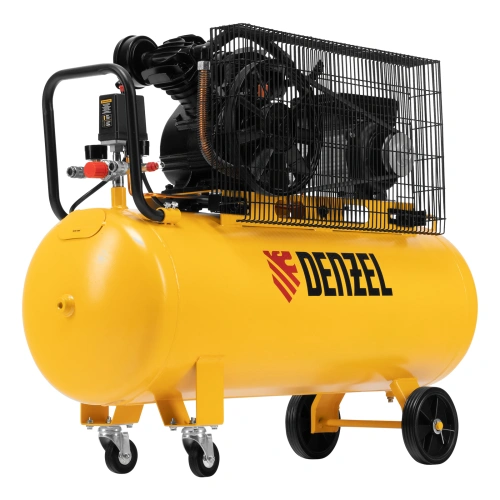 Компрессор воздушный BCV2200/100, ременный привод, 2.2 кВт, 100 литров, 370 л/мин Denzel по ценам производителя в Воронеже с доставкой по всей России
