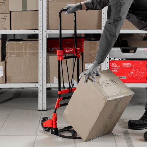 Тележка хозяйственная, складная, 2 колесная, грузоподъемность 80 кг Matrix по ценам производителя в Воронеже с доставкой по всей России