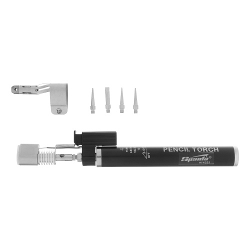 Горелка газовая, тип "Карандаш" c пьезоподжигом + 4 насадки для пайки, 200 мм Sparta по ценам производителя в Воронеже с доставкой по всей России