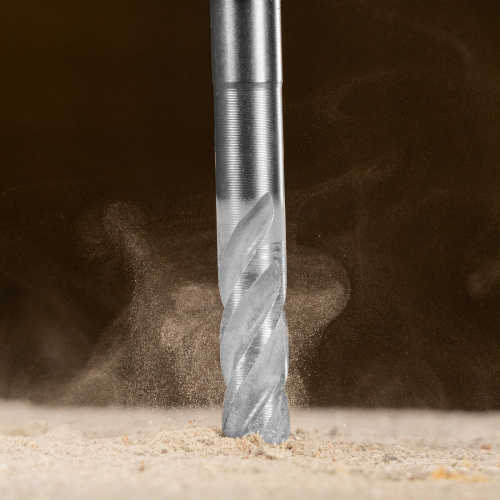 Бур по бетону, цельная крестовая пластина, 10x115 мм, SDS PLUS Denzel по ценам производителя в Воронеже с доставкой по всей России