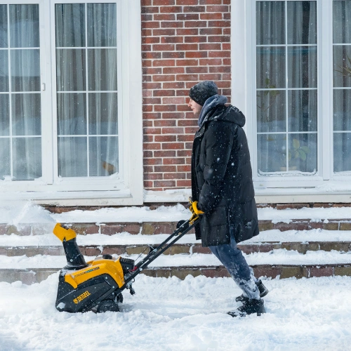 Бензиновая снегоуборочная машина SB 460 E, 99cc, эл.старт, шнек SnowCrusher Denzel по ценам производителя в Воронеже с доставкой по всей России