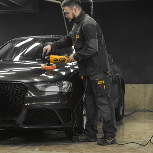 Машина полировальная CP-180, 1400 Вт, 180 мм, 0-3000 об/мин Denzel по ценам производителя в Воронеже с доставкой по всей России