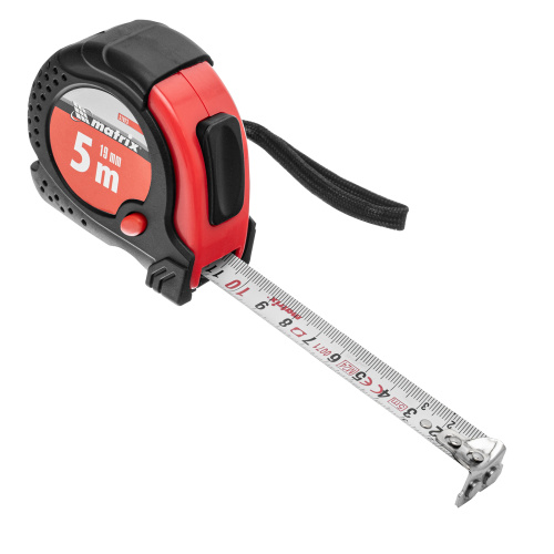 Рулетка Status Magnet fixation,5 м х 19 мм,обрезиненный корпус,зацеп с магнитом Matrix по ценам производителя в Воронеже с доставкой по всей России