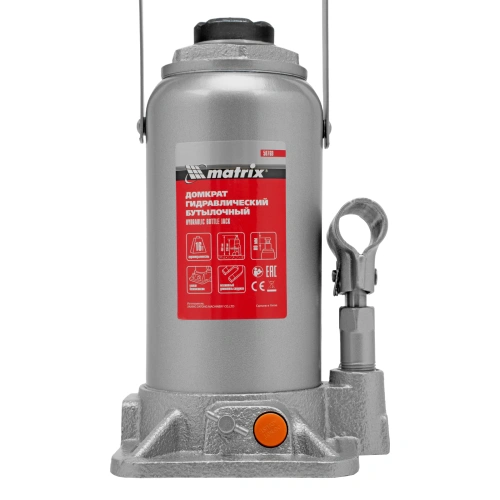 Домкрат гидравлический бутылочный, 16 т, h подъема 230-460 мм Matrix по ценам производителя в Воронеже с доставкой по всей России