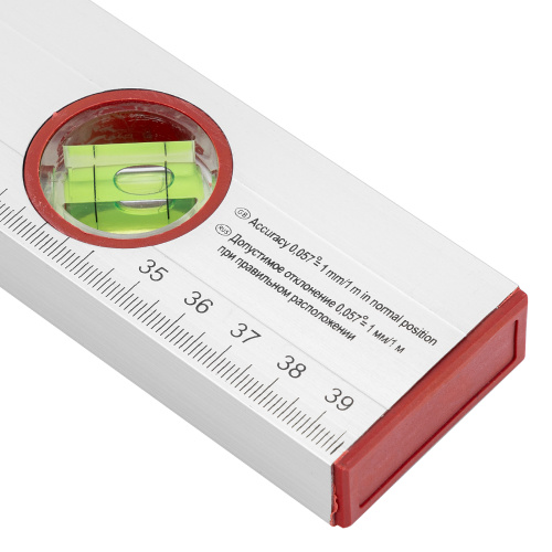 Уровень алюминиевый, 400 мм, 3 глазка, линейка Sparta по ценам производителя в Воронеже с доставкой по всей России