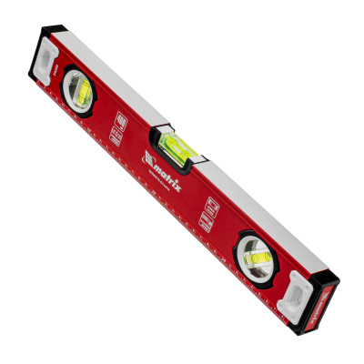 Уровень алюминиевый, фрезерованный, 3 глазка, 400 мм Matrix по ценам производителя в Воронеже с доставкой по всей России