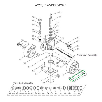 Стопорное кольцо крепления рулевых колес для гидравлических тележек AC25, DF25, JC20, AC30 по ценам производителя в Воронеже с доставкой по всей России
