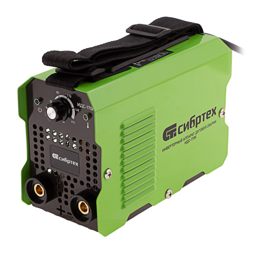 Инверторный аппарат дуговой сварки ИДС-170K, 170 А, ПВ 80%, диаметр электрода 1,6-3,2 мм Сибртех по ценам производителя в Воронеже с доставкой по всей России