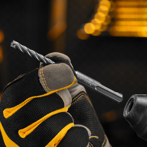 Бур по бетону, цельная крестовая пластина, 6x115 мм, SDS PLUS Denzel по ценам производителя в Воронеже с доставкой по всей России