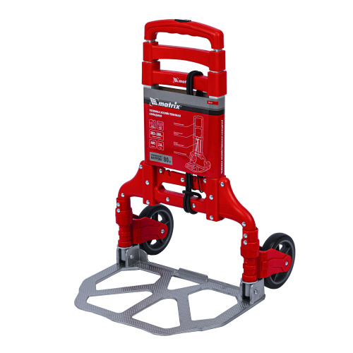 Тележка хозяйственная, складная, 2 колесная, грузоподъемность 70 кг Matrix по ценам производителя в Воронеже с доставкой по всей России