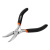 Длинногубцы изогнутые Mini, 130 мм, никелированные, авторазжим Sparta по ценам производителя в Воронеже с доставкой по всей России