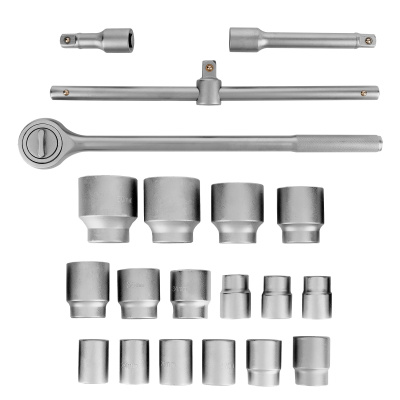 Набор торцевых головок 3/4", головки 19 х 50 мм, 20 предметов, в метал. боксе Matrix по ценам производителя в Воронеже с доставкой по всей России