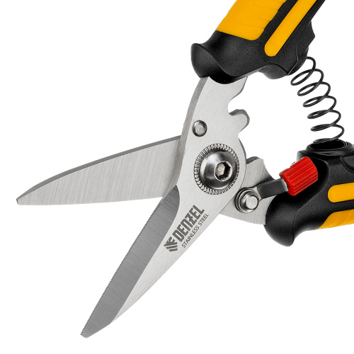 Ножницы универсальные, 185 мм, нержавеющая сталь Denzel по ценам производителя в Воронеже с доставкой по всей России