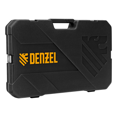 Набор инструментов, 1/2", 1/4", CrV, S2, пластиковый кейс, 194 предмета Denzel по ценам производителя в Воронеже с доставкой по всей России