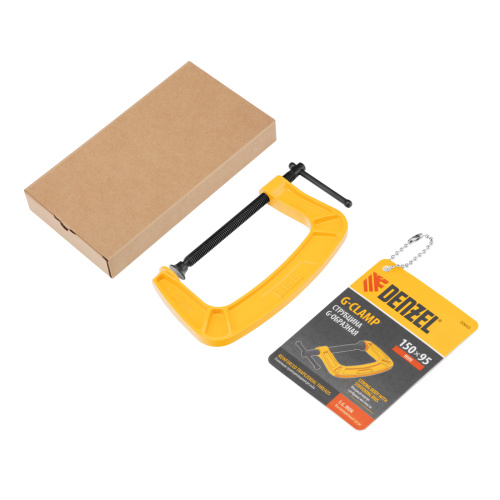 Струбцина G-образная, усиленная, 150 мм Denzel по ценам производителя в Воронеже с доставкой по всей России