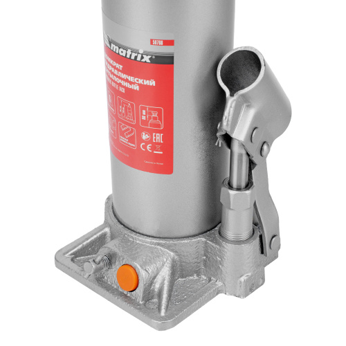 Домкрат гидравлический бутылочный, 8 т, h подъема 230-457 мм Matrix по ценам производителя в Воронеже с доставкой по всей России
