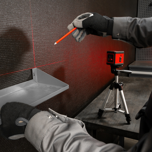Лазерный уровень XQB RED Pro SET, 10 м, красный луч, батарейки, штатив MTX по ценам производителя в Воронеже с доставкой по всей России