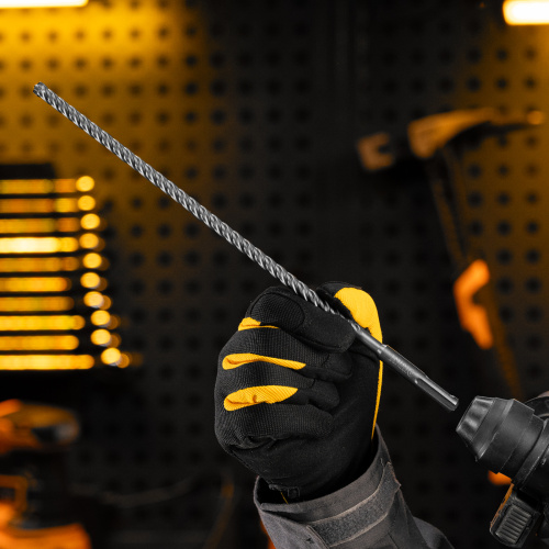 Бур по бетону, цельная крестовая пластина, 8x315 мм, SDS PLUS Denzel по ценам производителя в Воронеже с доставкой по всей России