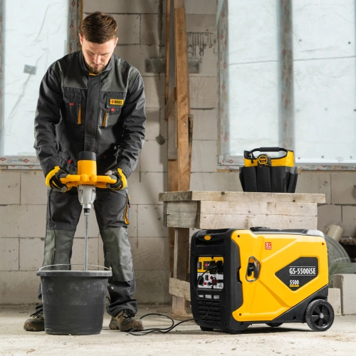 Генератор инверторный GS-5500iSE, 5,5 кВт, 230 В, закрытый корпус,электростартер Denzel по ценам производителя в Воронеже с доставкой по всей России